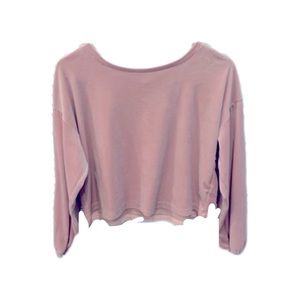 Old Navy Pink Velvet Long Sleeve